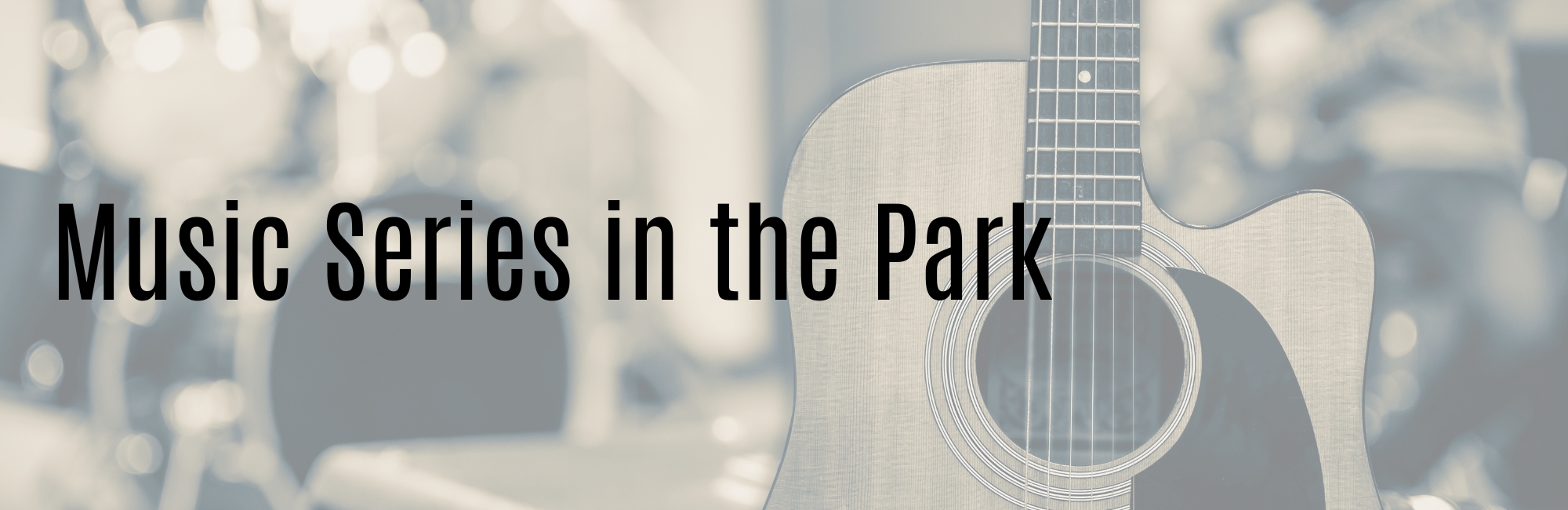 Music Series in the Park Website Banner