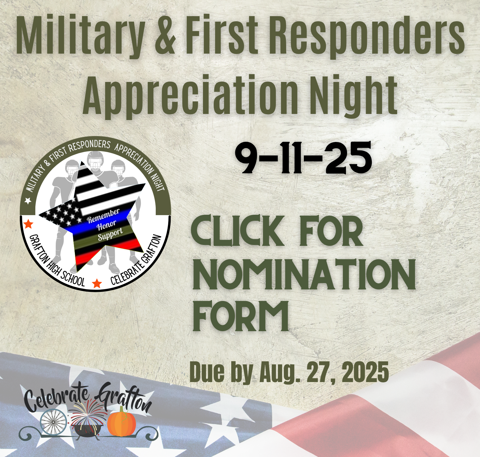 Military Invite participants flyer