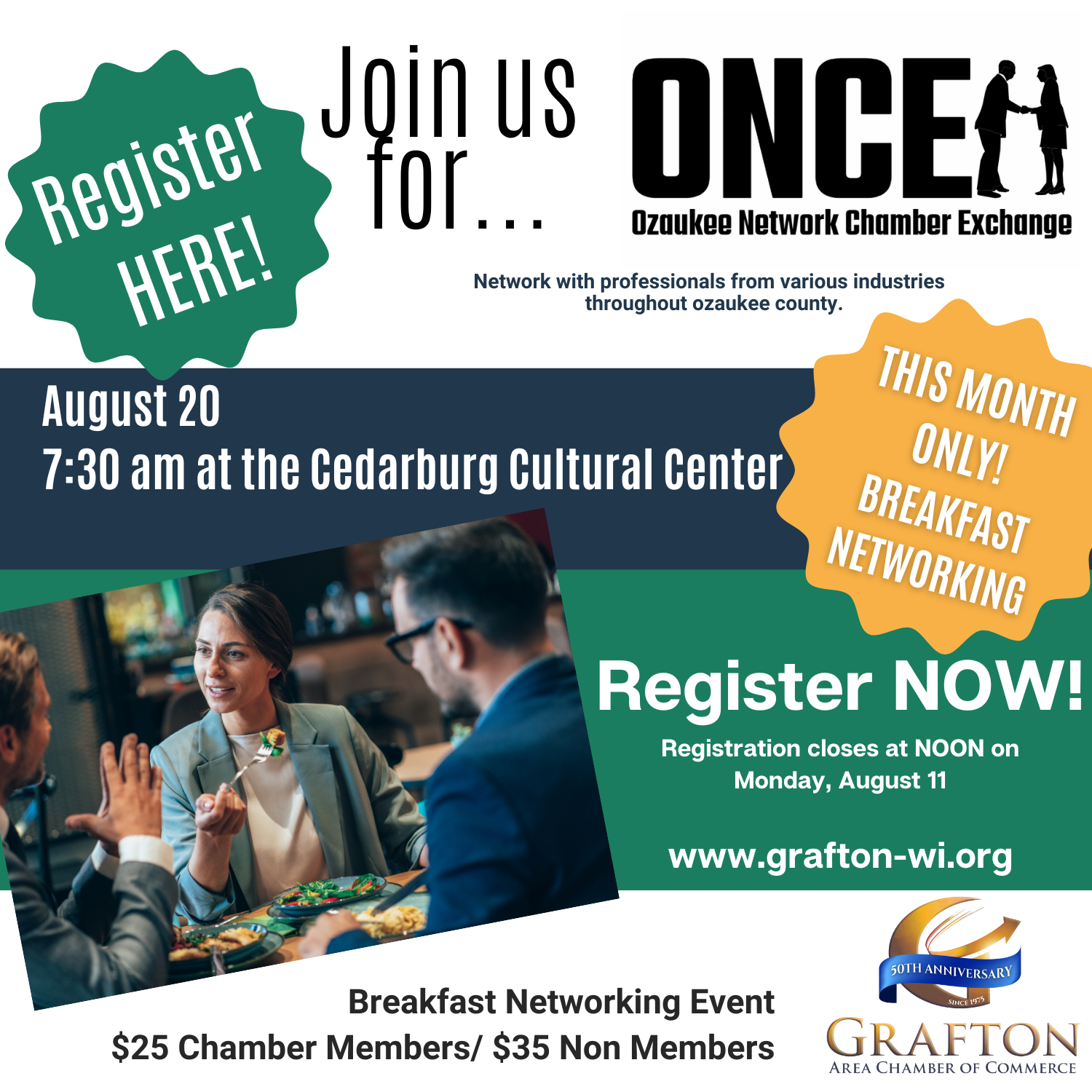 ONCE Lunch August WEB THUMB