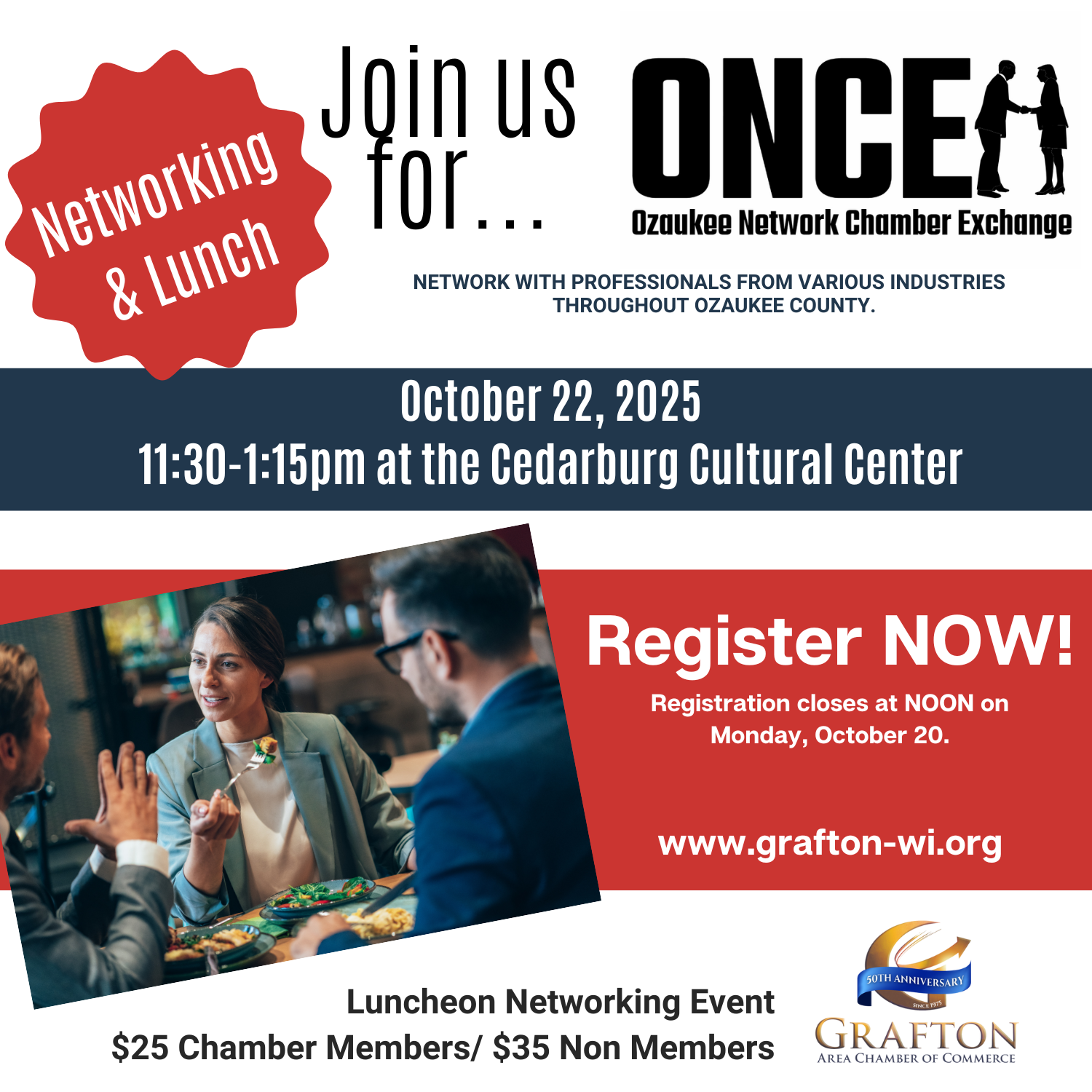 ONCE Lunch August Poster 2024 (1)